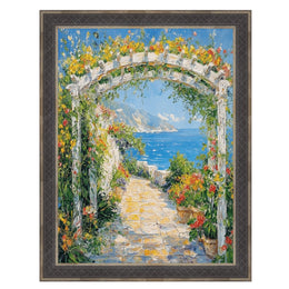 20x24 Frame Gothic Antique Silver Espresso Picture Frame Vintage