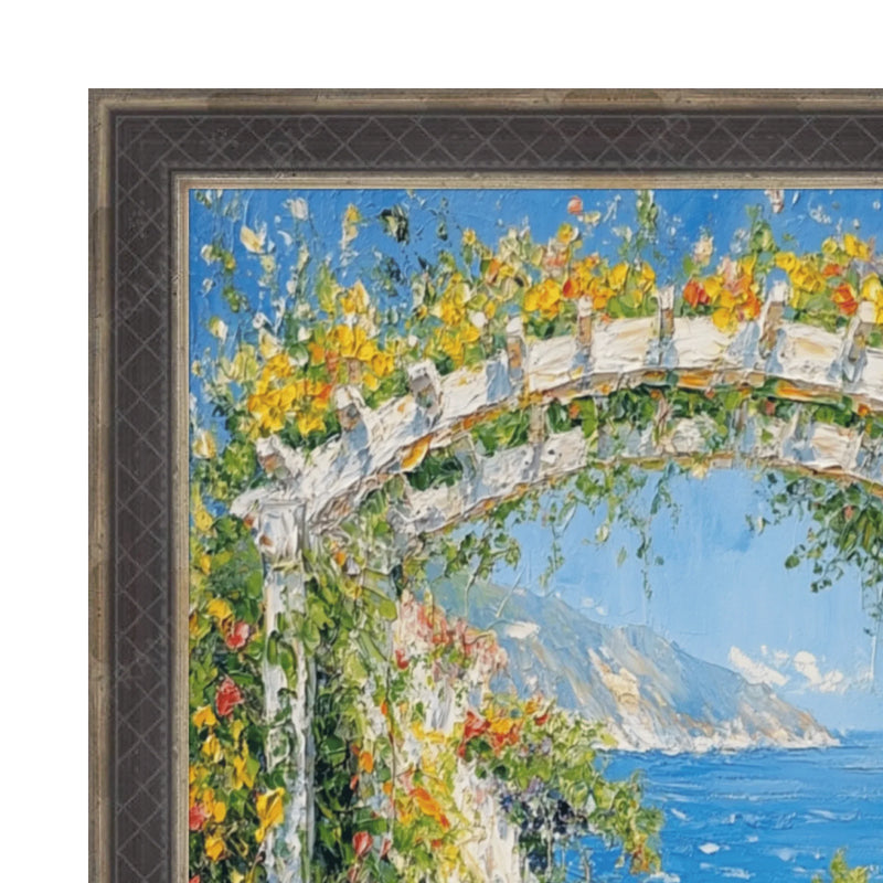 11x11 Frame Gothic Antique Silver Espresso Picture Frame Vintage