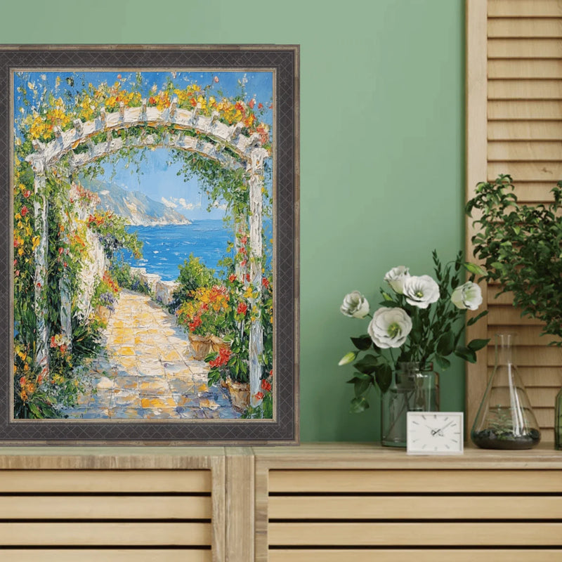 32x24 Frame Gothic Antique Silver Espresso Picture Frame Vintage