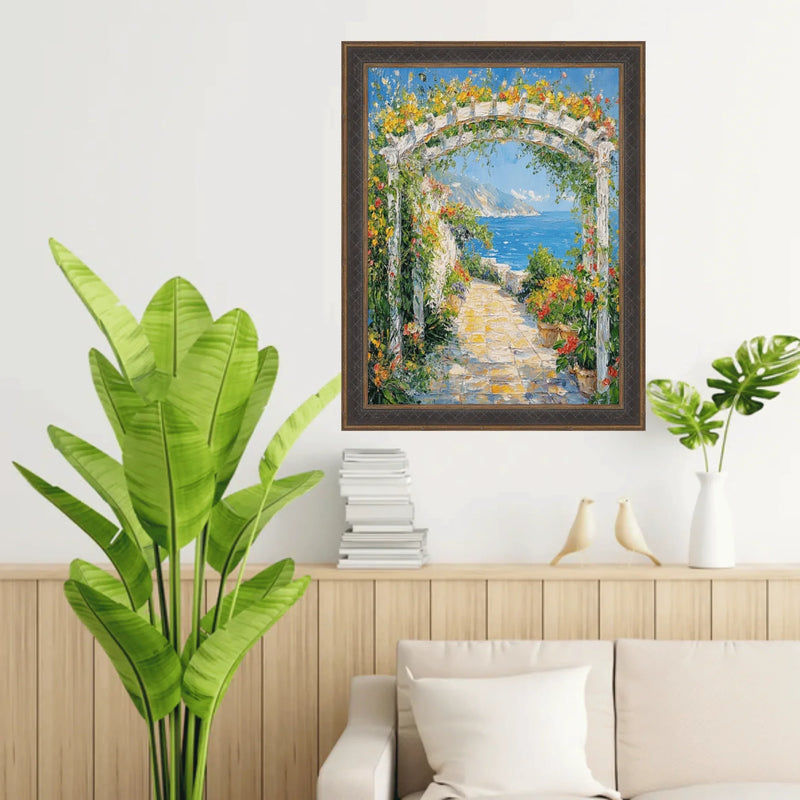 Gothic Vintage Antique Gold Espresso Picture Frame 