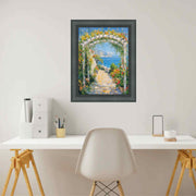 13x16 Frame Gothic Wooden Black Scoop Bead Picture Frame