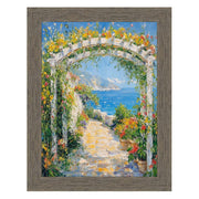 24x48 Frame Gray Weathered Wood Picture Frame - Farmhouse Chabi Chic