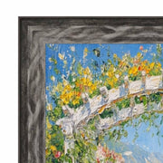 12x12 Frame Gunmetal Slope Glossy Black Picture Frame