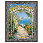 12x18 Frame Gunmetal Slope Glossy Black Picture Frame