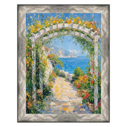 22x28 Frame Gunmetal Slope Silver Pewter Picture Frame