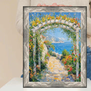 32x48 Frame Gunmetal Slope Silver Pewter Picture Frame