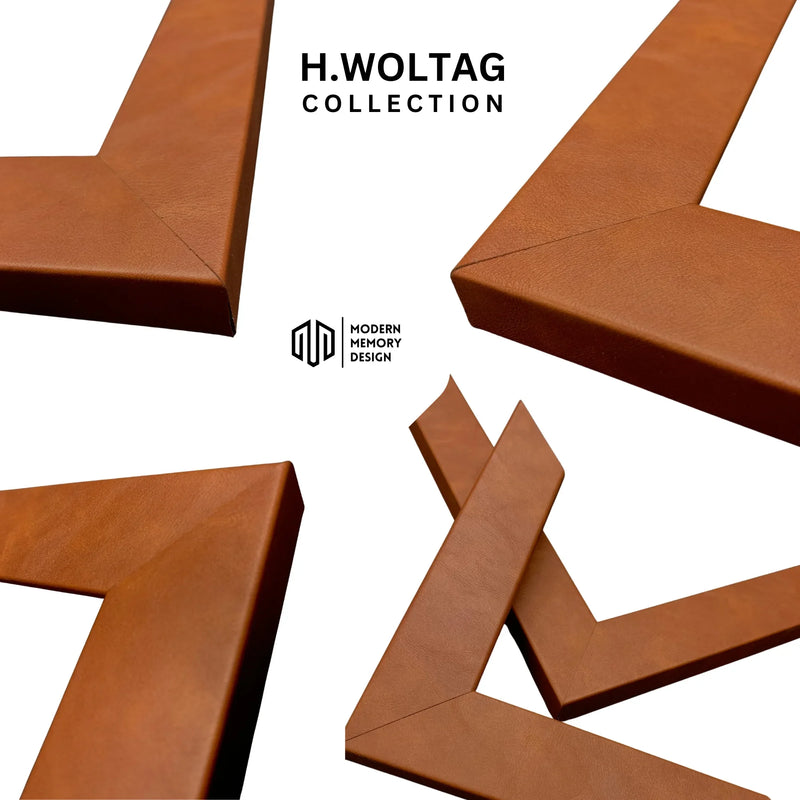Lather Frame Large Brown Leather Picture Frames - 16x20 18x24 24x36 30x40
