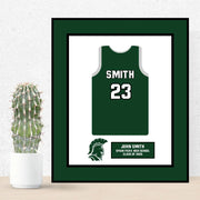 High School Senior Night Basketball Gift Picture frame Jersey