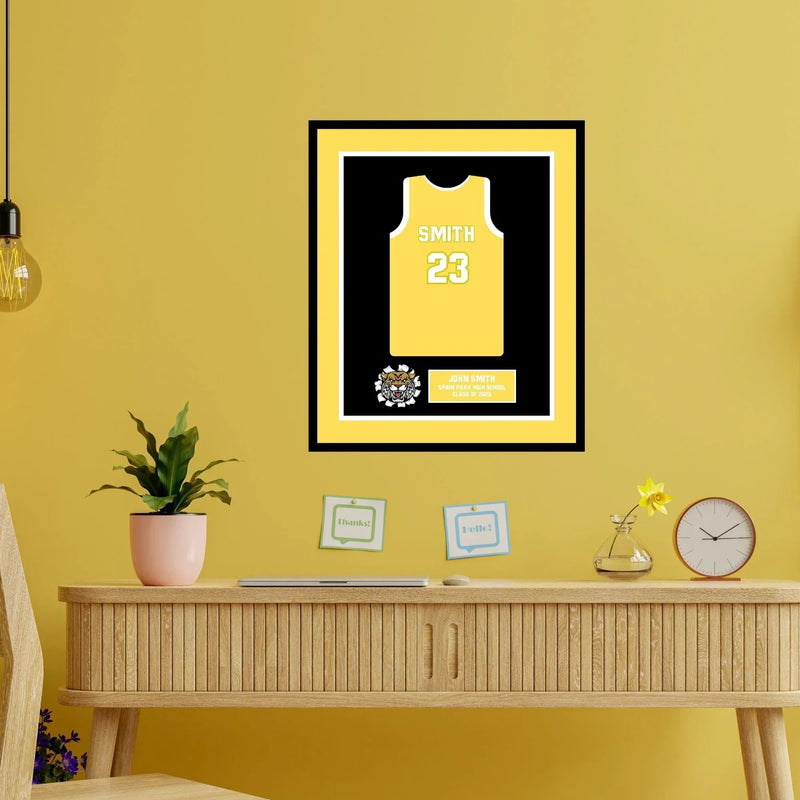 High School Senior Night Basketball Gift Picture frame Jersey