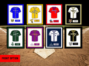 High School Senior Night Girls Softball Baseball Gift Picture frame Jersey 20x24  ModernMemoryDesign.com 