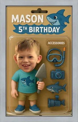 Ai Generated Toy Box character Picture frame - Birthday Sign - Fun gift 18x24
