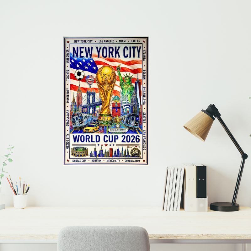 World Cup 2026 Art Print by Shadeen 12 x 18