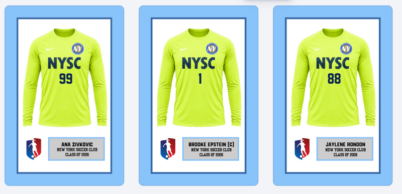 24 NYSC 18x24 Jersey frame prints