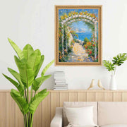 Italian Bright Gold Beaded Picture Frame Home Office