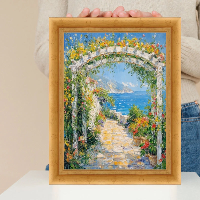 15x15 Frame Deep Italian Florentine Gold Leaf Shadow Box Picture Frame