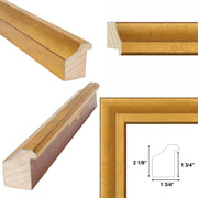 30x30 Frame Deep Italian Florentine Gold Leaf Shadow Box Picture Frame