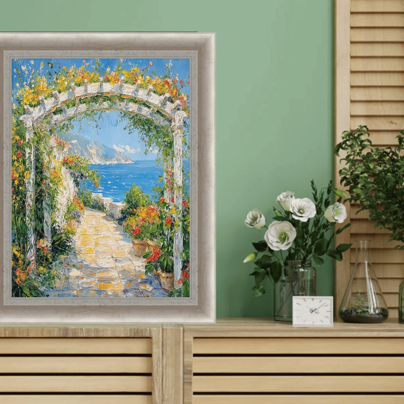 12x24 Frame Deep Italian Florentine Silver Leaf Shadow Box Picture Frame