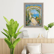 40x60 Frame Deep Italian Florentine Silver Leaf Shadow Box Picture Frame