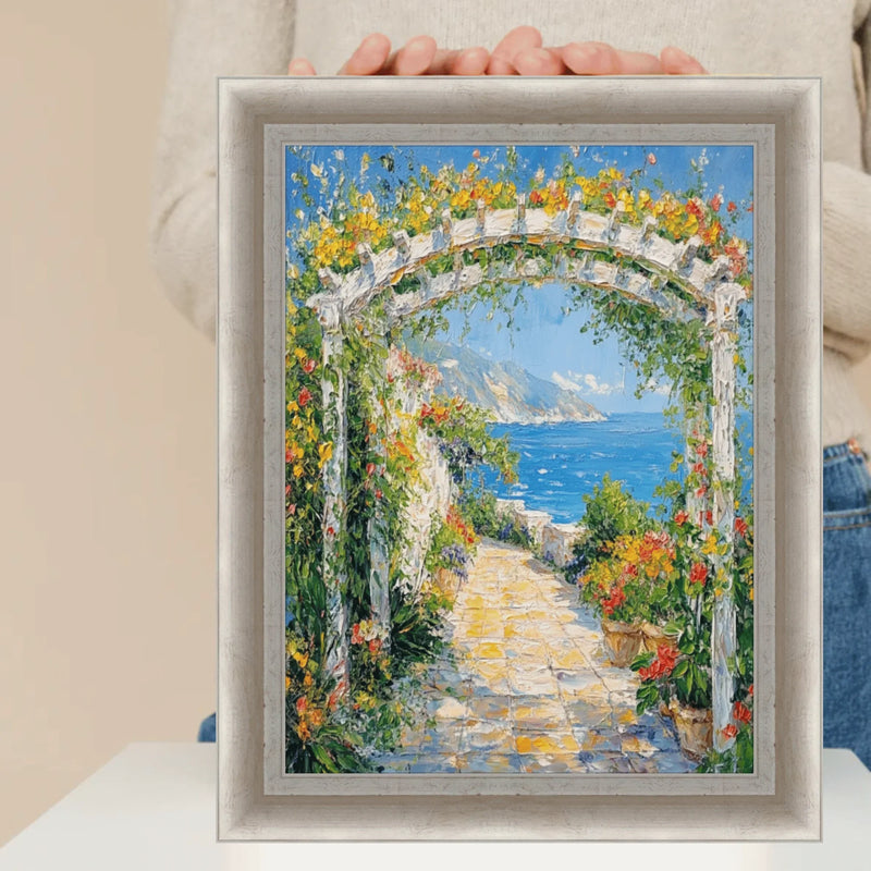 27x41 Frame Deep Italian Florentine Silver Leaf Shadow Box Picture Frame