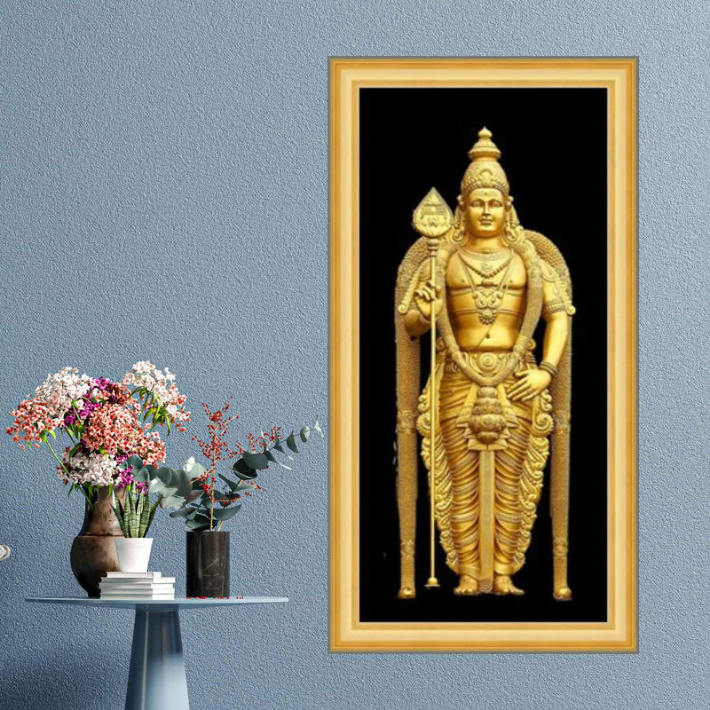 Kartikeya Murugan Photo Frame Wall Decor - Hindu God of War