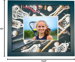 Lacrosse Picture Frame Modern 5x7 Photo Display Frame 12x14.5