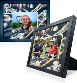 Lacrosse Picture Frame Modern 5x7 Photo Display Frame 12x14.5