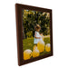 Mahogany Wood Picture Frame - Flat Modern Framing