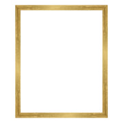 Metallic 1" Wide Deep Picture Frame for Canvas &amp; Shadow Box - Gold &amp; Silver | 100+ Sizes | Custom Made