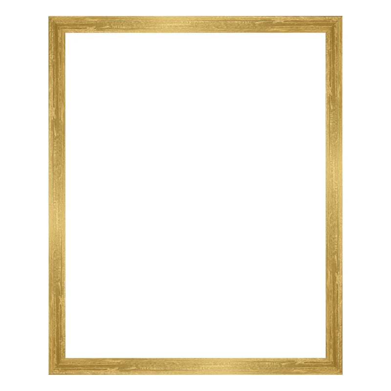 Metallic 1" Wide Deep Picture Frame for Canvas &amp; Shadow Box - Gold &amp; Silver | 100+ Sizes | Custom Made