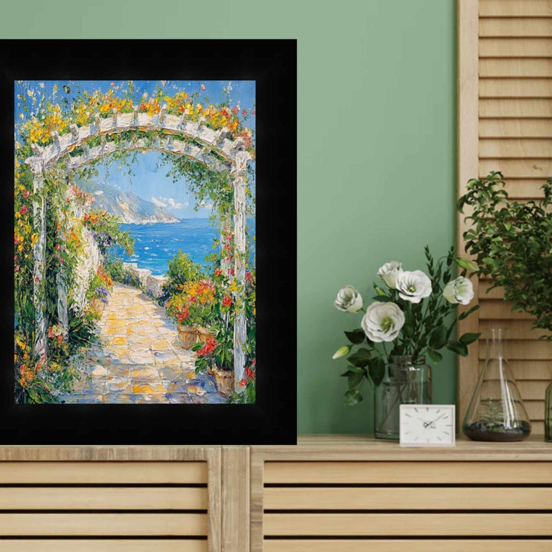 16x24 Frame Modern Gallery Wall Gloss Black Picture Frame - Frame