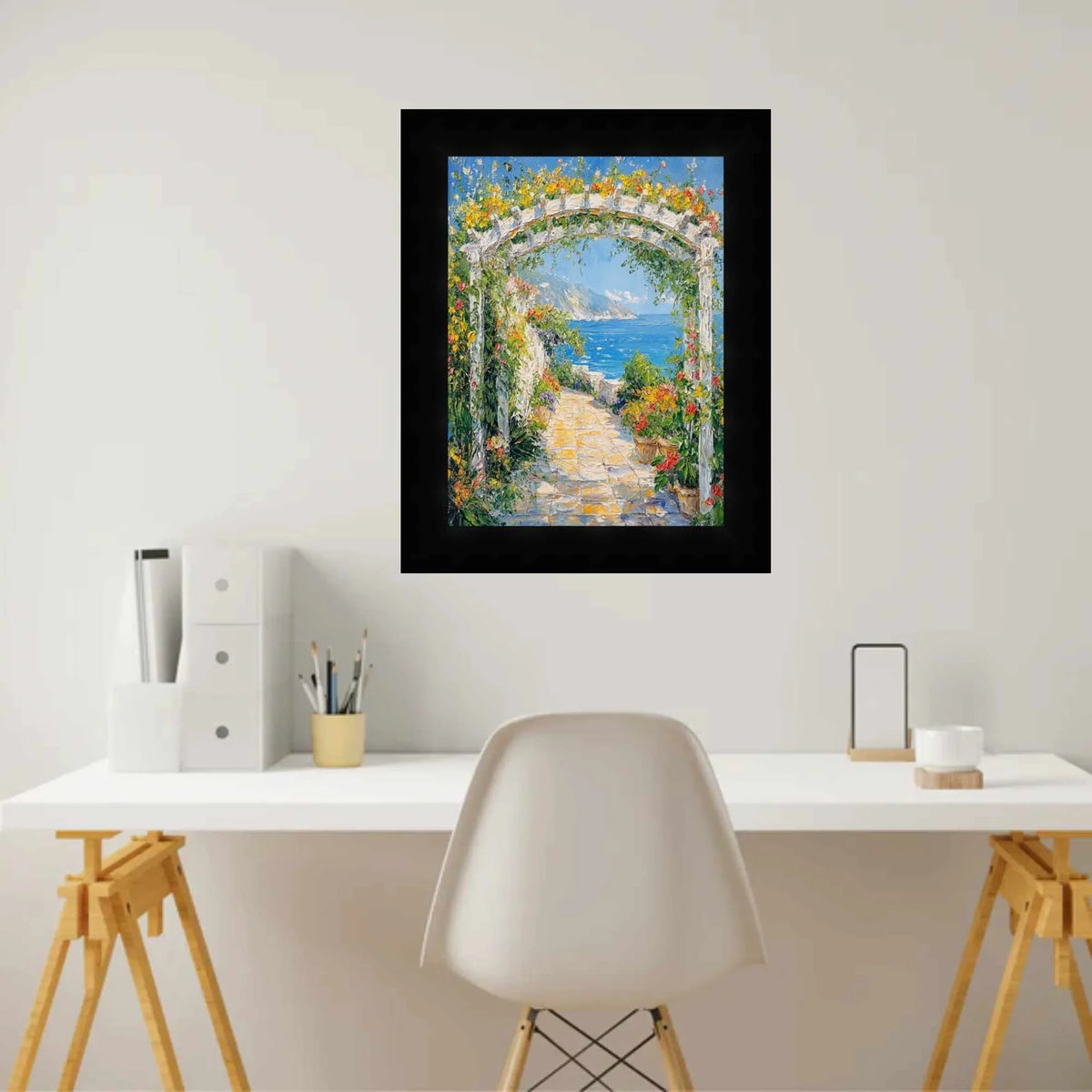 24x24 Picture Frame Modern Gallery Wall Gloss Black - Picture Frame