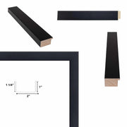 16x24 Frame Modern Gallery Wall Matte Black Flat Picture Frame