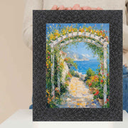 20x20 Frame Modern Retro Glossy Black Glitter Picture Frame