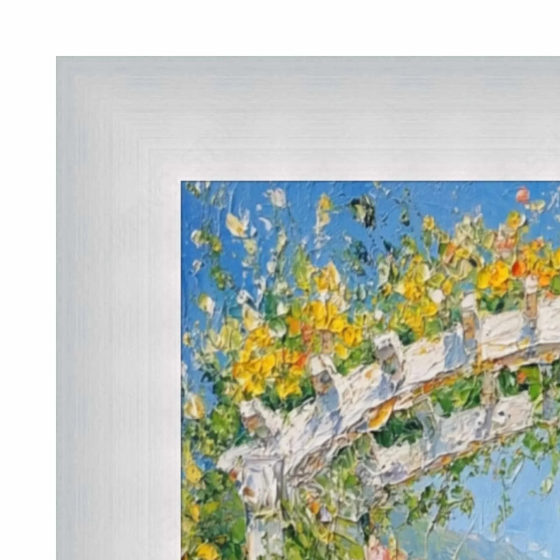 17x25 Frame Modern Stainless Steel Flat Picture Frame