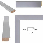 16x20 Frame Modern Stainless Steel Flat Picture Frame