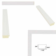 13x17 Frame Modern White Wash Wood Grain Picture Frame