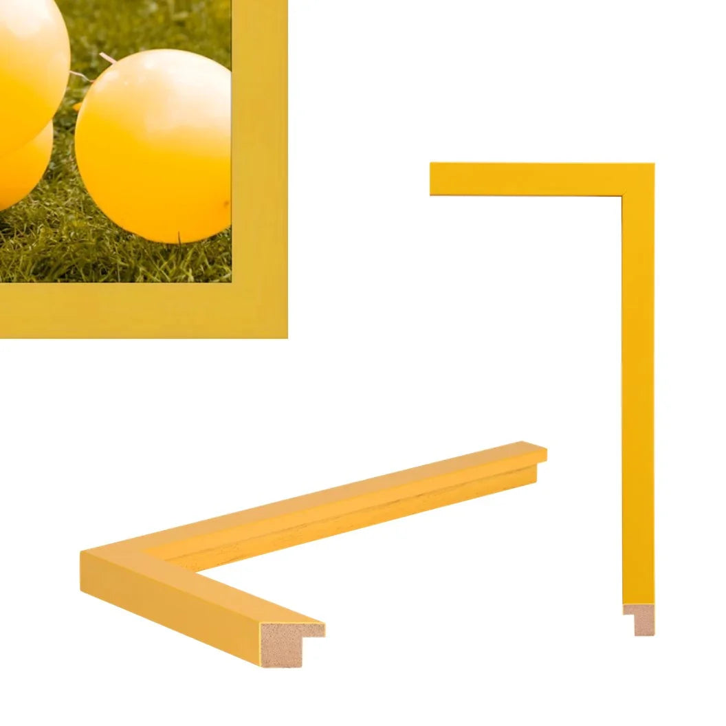 Yellow Picture Frame Modern Flat Yellow Photo frame 18x24