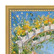 12x15 Frame Narrow Bead Antique Gold Picture Frame