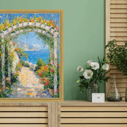 40x60 Frame Narrow Bead Antique Gold Picture Frame