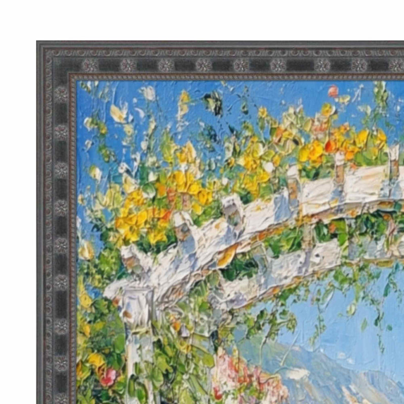 20x20 Frame Narrow Black Stars Picture Frame