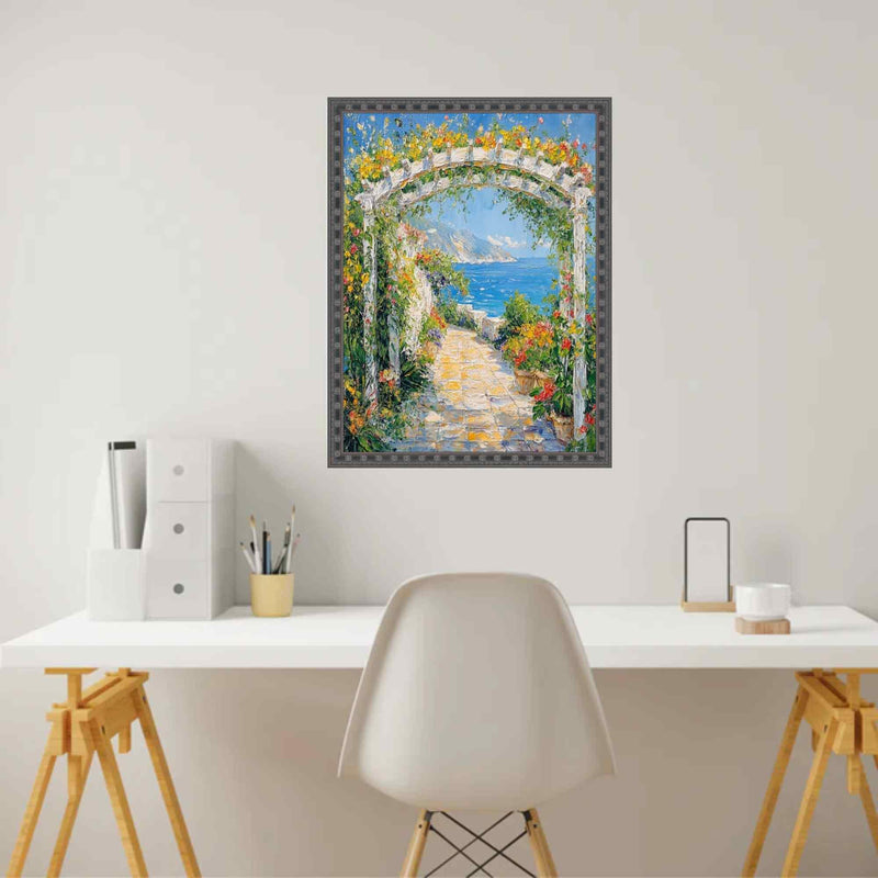 13x19 Frame Narrow Black Stars Picture Frame