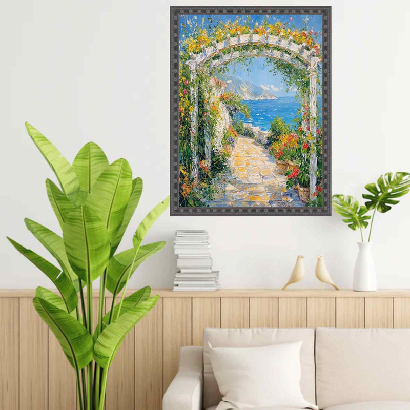 Narrow Black Stars Picture Frame Office Décor