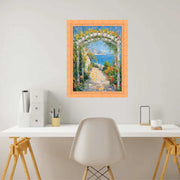 25x25 Frame Natural Wood Bamboo Picture Frame