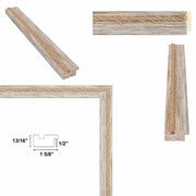 12x14 Frame Nautical Rope Dock Boat Rustic White Wash Picture Frame