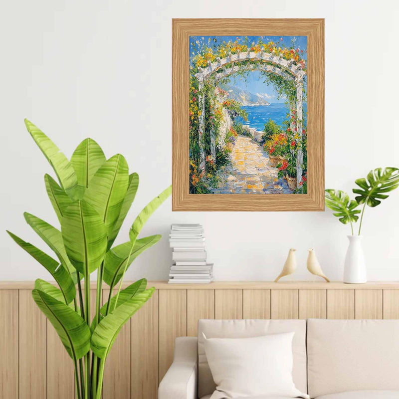 20x20 Frame Oak Natural Wood Picture Frame -