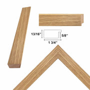 8x10 Frame Oak Natural Wood Picture Frame -