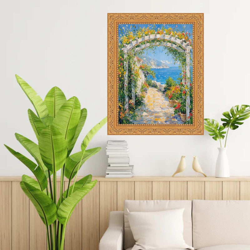 20x24 Frame Ornate Gold Baroque With Bead Picture Frame