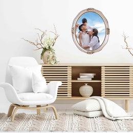 11x14 Silver Antique Oval Vintage Picture Frame