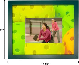 Pickleball Picture Frame 5x7 Photo Display Pickleball-Themed 12x14.5 Frame