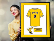High School Softball Senior Night Girls Gift Picture frame Jersey 20x24 inch  ModernMemoryDesign.com 